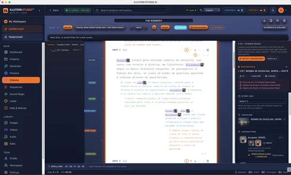 Illution Script editor