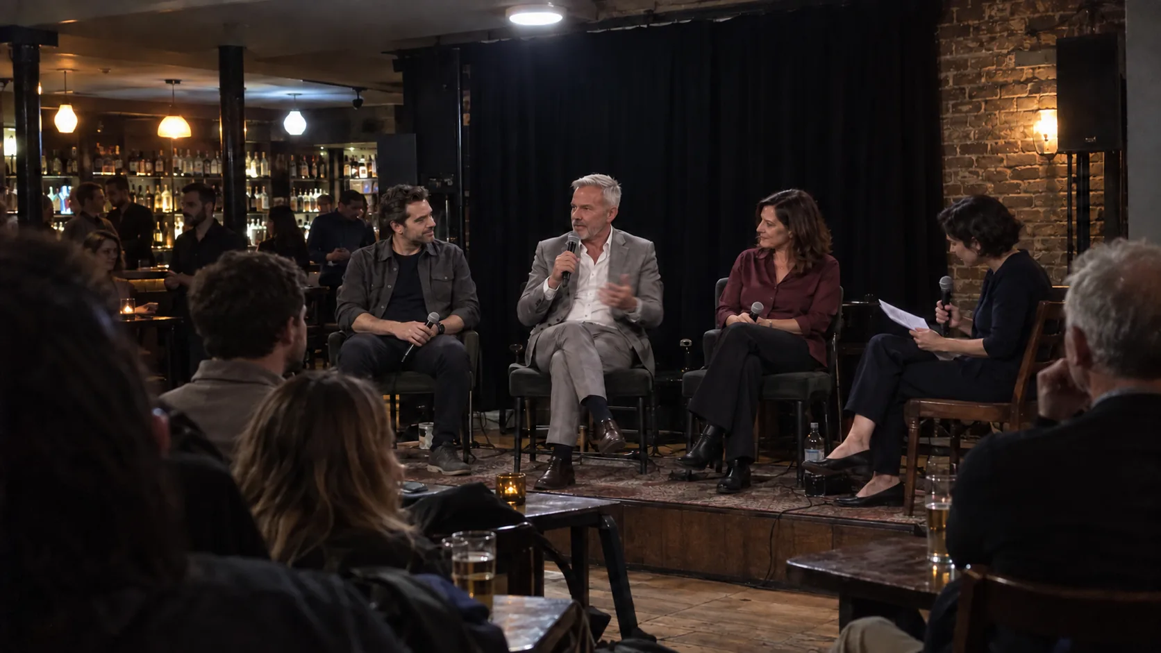 Alberto Rocco speaking on a panel