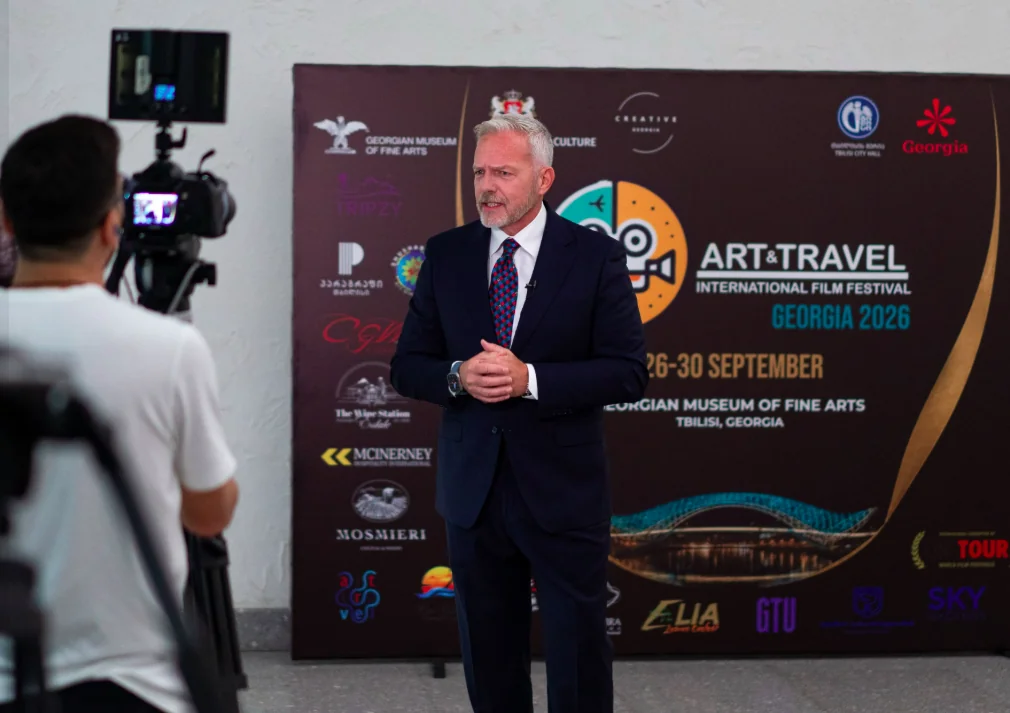 Alberto Rocco interviewed at the Art and Travel International Film Festival